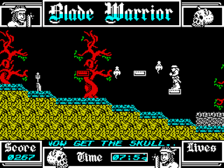 Blade Warrior screenshot 3 for ZX Spectrum